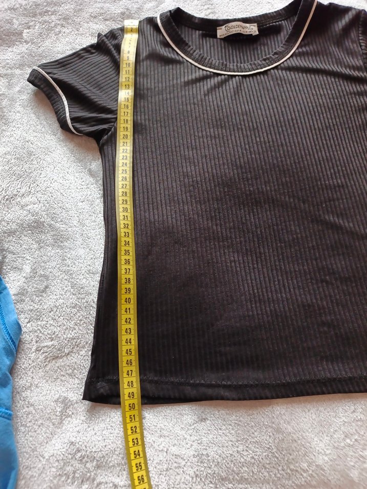 Siyah Kısa Kollu Basic Tişört - Görsel 5