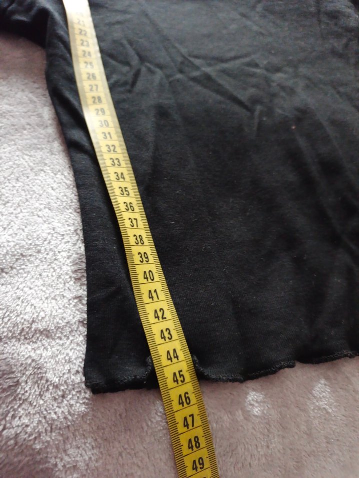 Siyah Kısa Kollu Kadın Tişört - Görsel 5