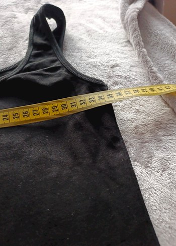 Dantel Detaylı Siyah Straplez Midi Atlet - Görsel 5