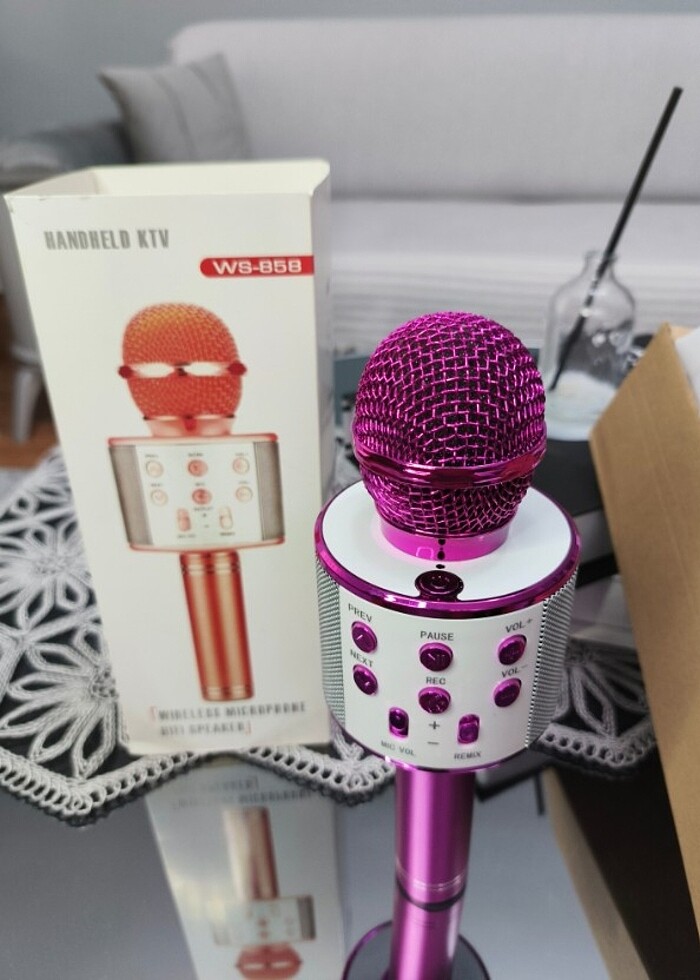 karaoke mikrofon Bluetooth/HafizaKartli - Görsel 3