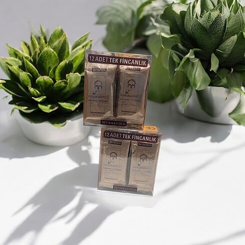 HEDİYELİK TÜRK KAHVESİ 12x6 gr 2 KUTU 24 adet - Görsel 3