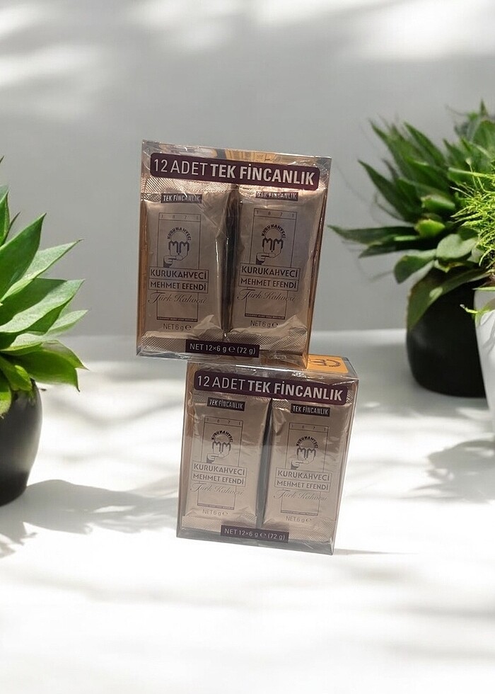 HEDİYELİK TÜRK KAHVESİ 12x6 gr 2 KUTU 24 adet - Görsel 2