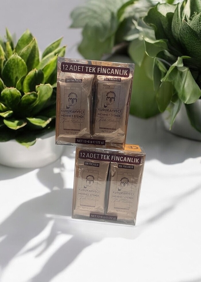 HEDİYELİK TÜRK KAHVESİ 12x6 gr 2 KUTU 24 adet - Görsel 3