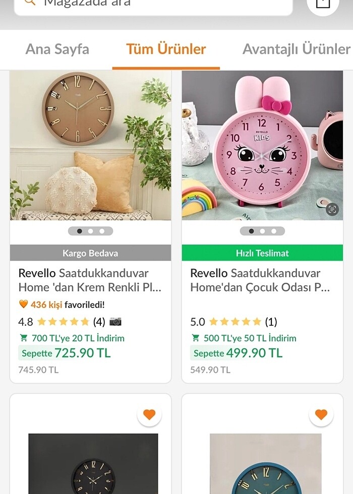 Gri duvar saati - Görsel 2