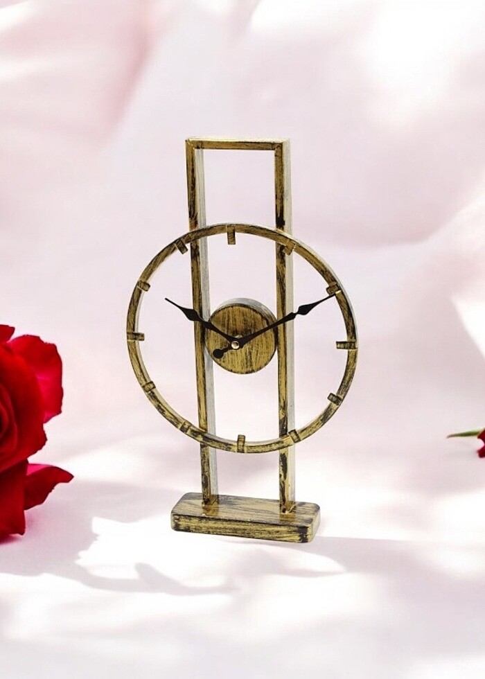 Gold metal saat - Görsel 5