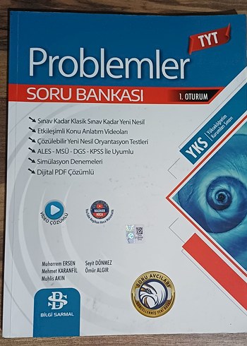 Bilgi Sarmal Yayınları TYT Matematik Problemler Soru Bankası