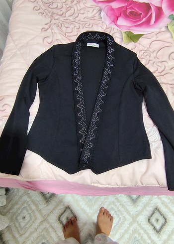 ipekyol Sikligin Simgesi Siyah Dantel Detayli Blazer