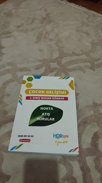 Çocuk Gelişimi 1. Sınıf Bahar Dönemi