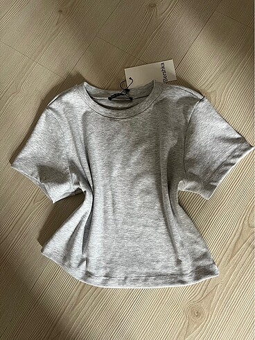 Bershka Bershka gri crop top