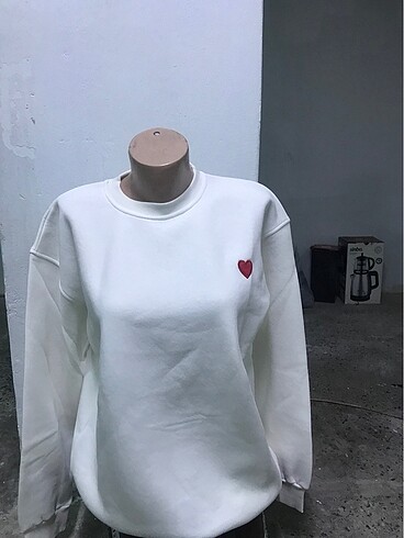 Bisiklet yaka sweat