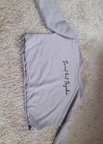 Armalife Lila Kadın Mini Sweatshirt