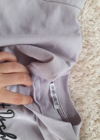 s Beden Lila Kadın Mini Sweatshirt