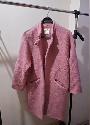 Mango KADIN PEMBE KABAN
