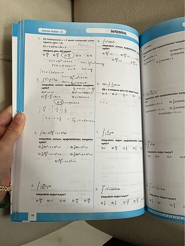 Beden Palme Yayıncılık Matematik İntegral Modülü
