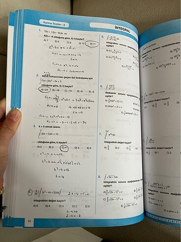 Beden Renk Palme Yayıncılık Matematik İntegral Modülü