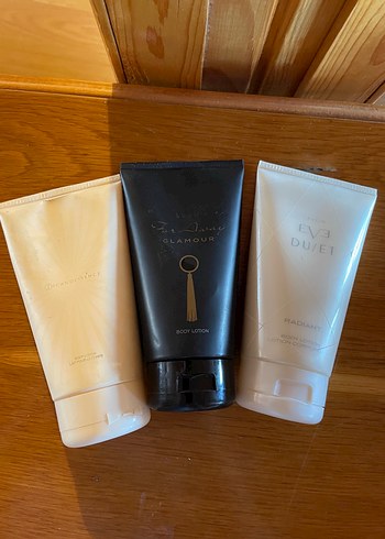 Avon Eve Duet, far away glamour ve incandessence vücut losyonları