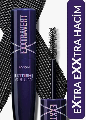 Avon Exxtravert Siyah Maskara - Görsel 4