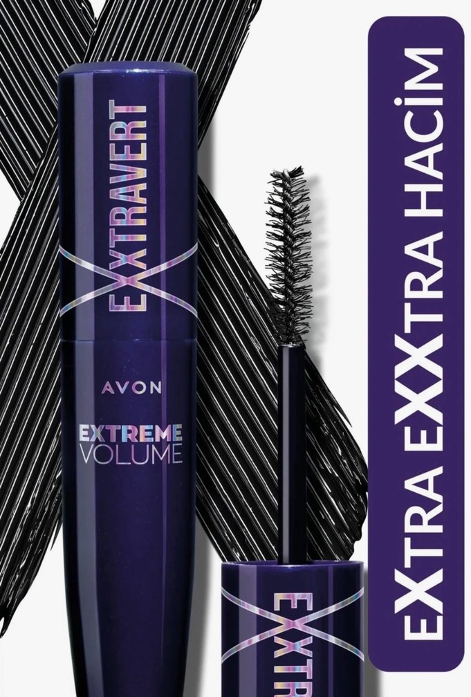 Avon Exxtravert Siyah Maskara - Görsel 4