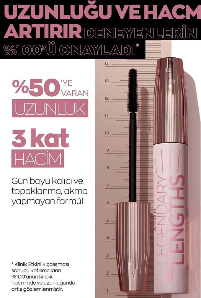 Avon Legendary Lengths Maskara - Görsel 5