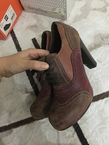 37 Beden bordo Renk Klasik ayakkabı