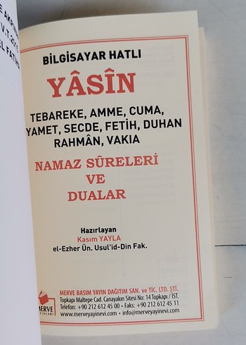 Elmalılı Yasin - Türkçe Okunuşlu ve Mealli