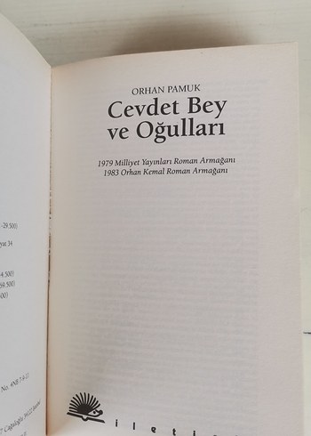  Cevdet Bey ve Oğulları - Orhan Pamuk