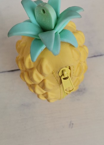 Fermuarlı Ananas Desenli Çocuk Cüzdanı - Görsel 2