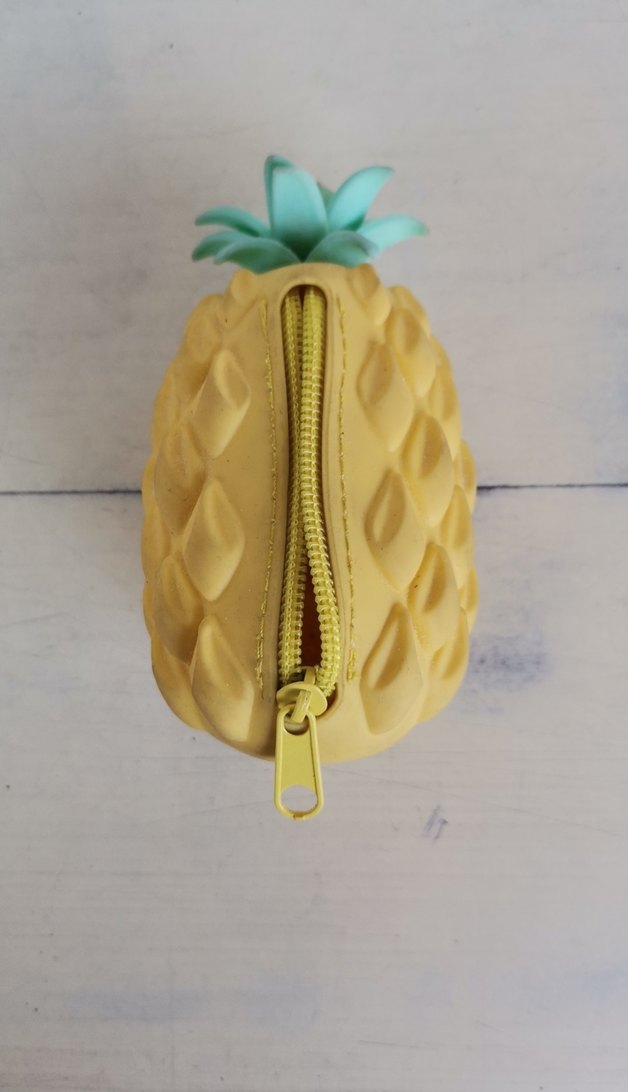 Fermuarlı Ananas Desenli Çocuk Cüzdanı - Görsel 3