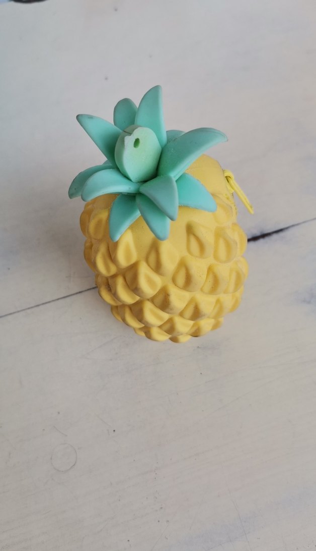 Fermuarlı Ananas Desenli Çocuk Cüzdanı - Görsel 4