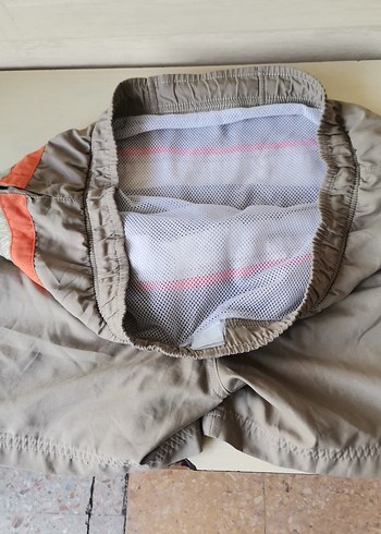 Gri Kemerli Mini Erkek Şort - Görsel 5