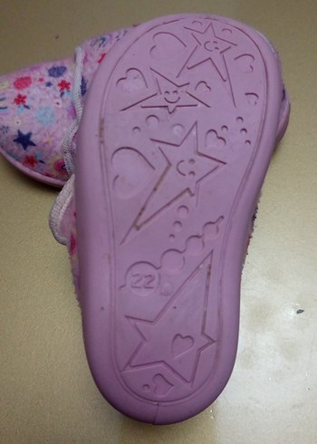 Kız Çocuk Renkli Bağcıklı Sıcak Terlik - Görsel 2