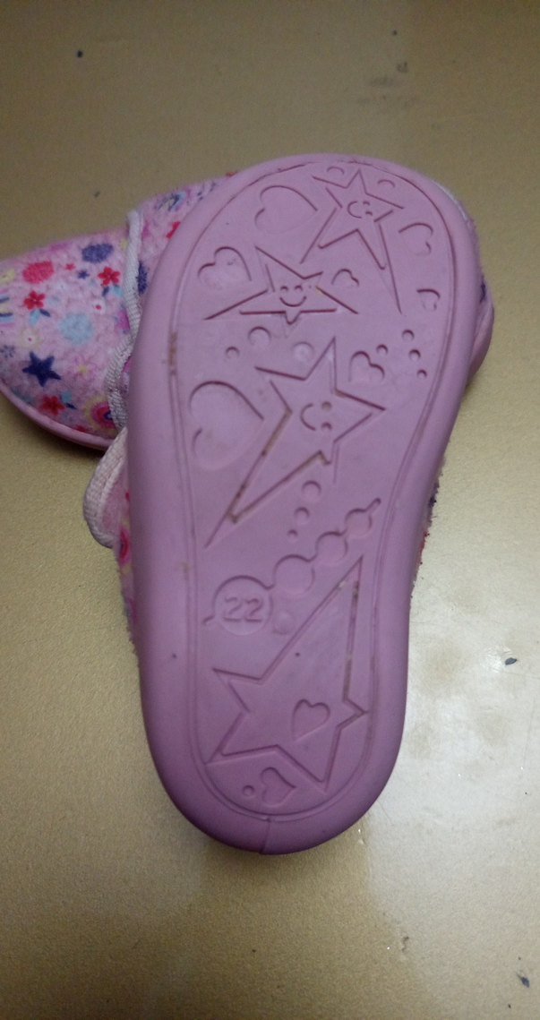 Kız Çocuk Renkli Bağcıklı Sıcak Terlik - Görsel 2