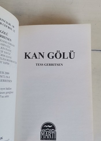 Beden Kan Gölü - Tess Gerritsen