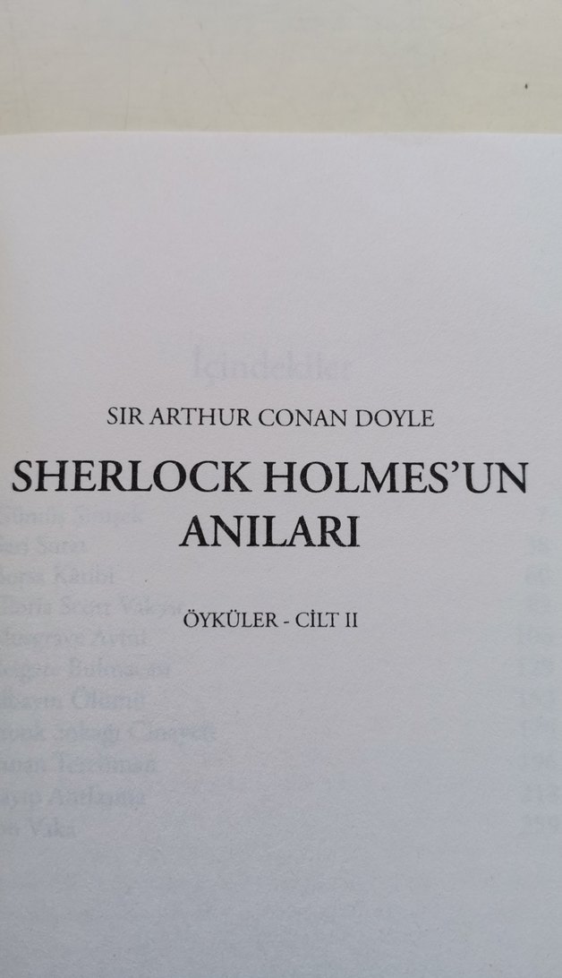 Sherlock Holmes'un Anıları - Sir Arthur Conan Doyle - Görsel 4