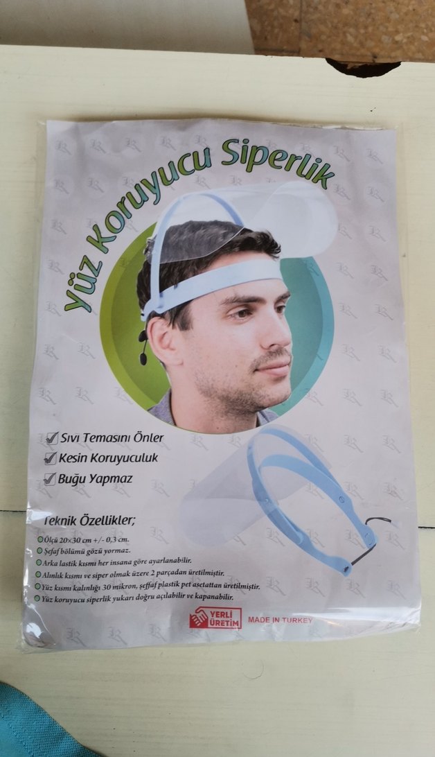 Yüz Koruyucu Siperlik - Buğu Yapmaz - Görsel 2