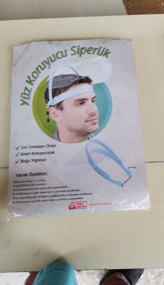Yüz Koruyucu Siperlik - Net ve Rahat - Görsel 2