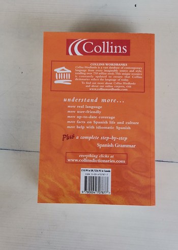 Collins İspanyolca Sözlük ve Dilbilgisi - Görsel 3
