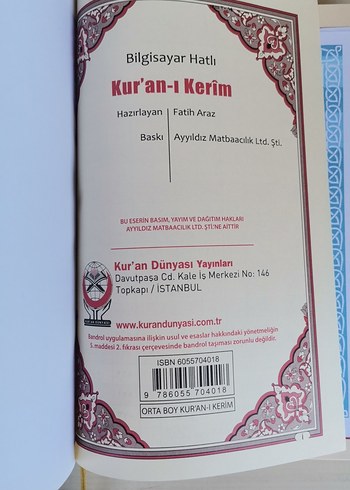 Kur'an-ı Kerim - Kur'an Dünyası