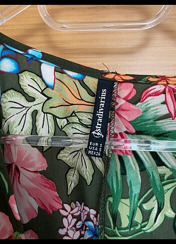 s Beden Stradivarius çiçek desenli tulum ????