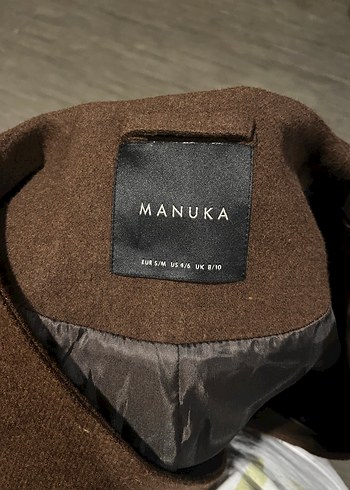 m Beden Manuka milana kaşe ceket kahverengi