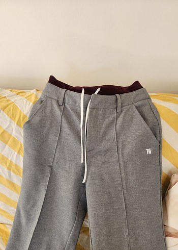 Gri twist Pantolon - Görsel 3