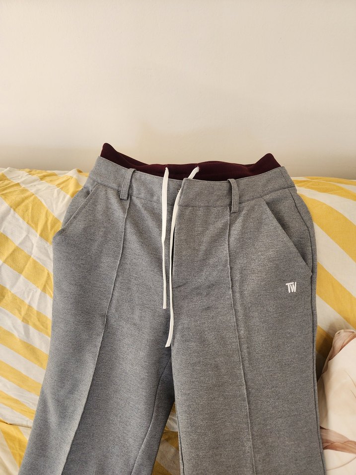 Gri twist Pantolon - Görsel 3