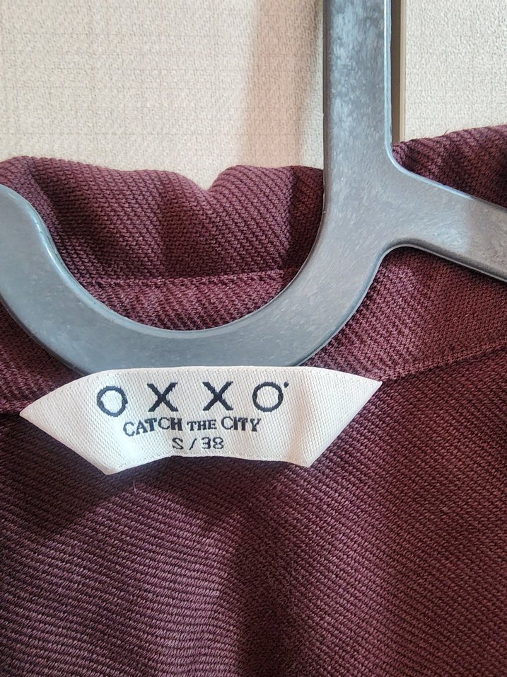 Bordo Süet Düğmeli Kısa Kadın Ceket ve pantolon takım - Görsel 2