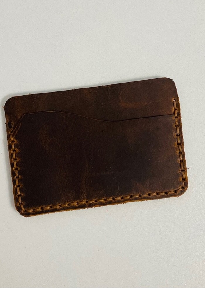 El Yapımı Hakiki Deri Kartlık - Görsel 3