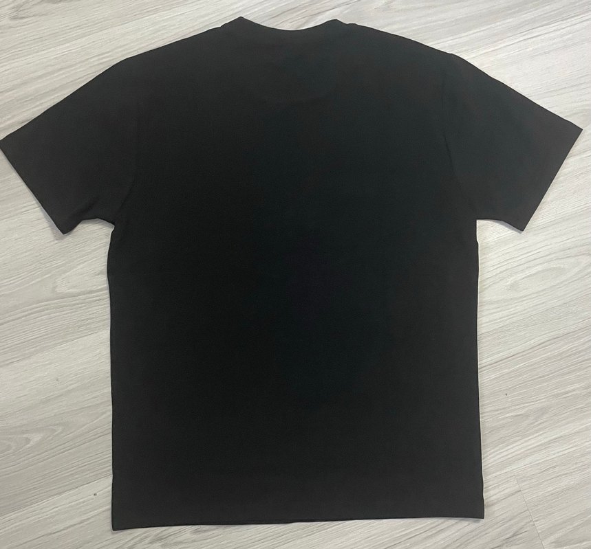 BOSS Siyah Erkek Tişört, Kısa Kollu, Bol Kesim - Görsel 2