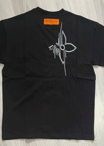 Siyah Oversize Baskılı Erkek Tişört - Görsel 2