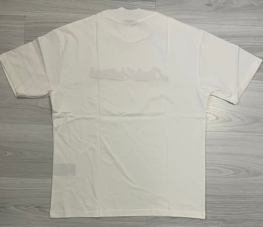 Beyaz Pamuklu Baskılı Erkek Tişört - Görsel 2