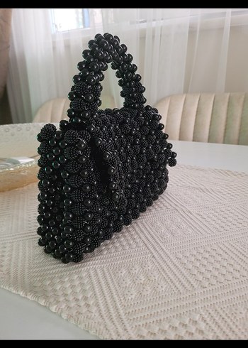 Zara Siyah böğürtlen çanta