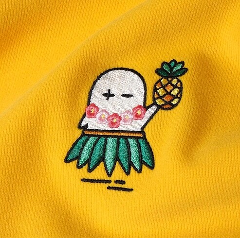 Hawaii Sarı Hoodie