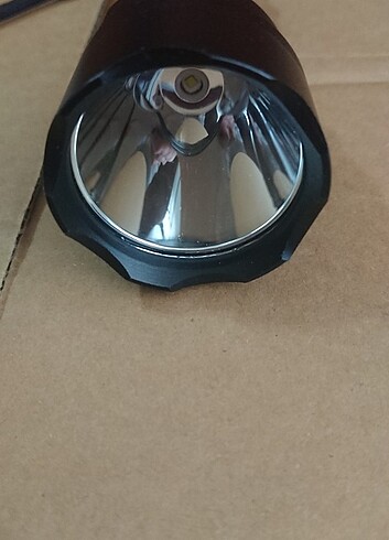 C8 led el feneri harici pil 18650 pilli